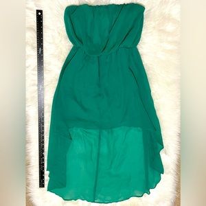 Toska - turquoise - L - strapless dress